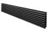 Горизонтальный дизайнерский радиатор отопления ARTTIDESIGN Ancona ІІ G 8/368/1600 чорний матовий