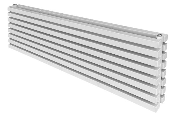 Горизонтальний дизайнерський радіатор опалення ARTTIDESIGN  Ancona ІІ G 8/368/1300 білий матовий
