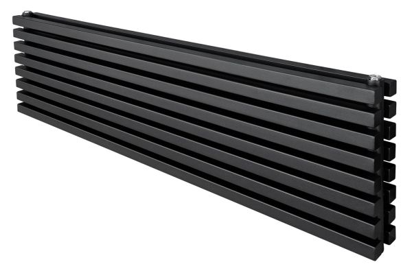 Горизонтальний дизайнерський радіатор опалення ARTTIDESIGN  Ancona ІІ G 8/368/1300 чорний матовий