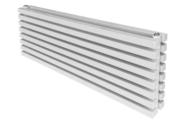 Горизонтальний дизайнерський радіатор опалення ARTTIDESIGN Ancona ІІ G 8/368/1000 білий матовий