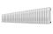 Горизонтальний дизайнерський радіатор опалення ARTTIDESIGN Bari III G 30/300/1370/50 білий матовий