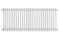 Горизонтальний дизайнерський радіатор опалення ARTTIDESIGN Bari II G 26/500/1190 білий матовий