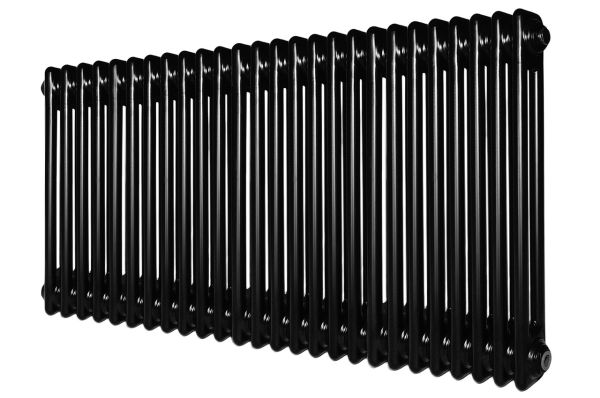 Горизонтальний дизайнерський радіатор опалення ARTTIDESIGN Bari II G 26/500/1190 чорний матовий