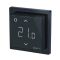 DEVIreg Smart Pure Black, Wi-Fi терморегулятор сенсорний, програмований, тижневий, чорний