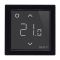 DEVIreg Smart Pure Black, Wi-Fi терморегулятор сенсорний, програмований, тижневий, чорний