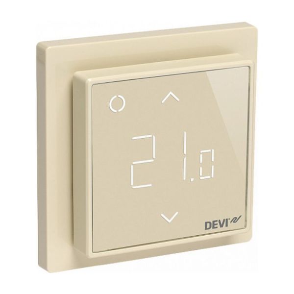 DEVIreg Smart ivory, Wi-Fi терморегулятор сенсорний, програмований, тижневий, слонова кістка