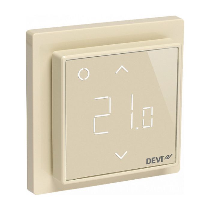 DEVIreg Smart ivory, Wi-Fi терморегулятор сенсорний, програмований, тижневий, слонова кістка