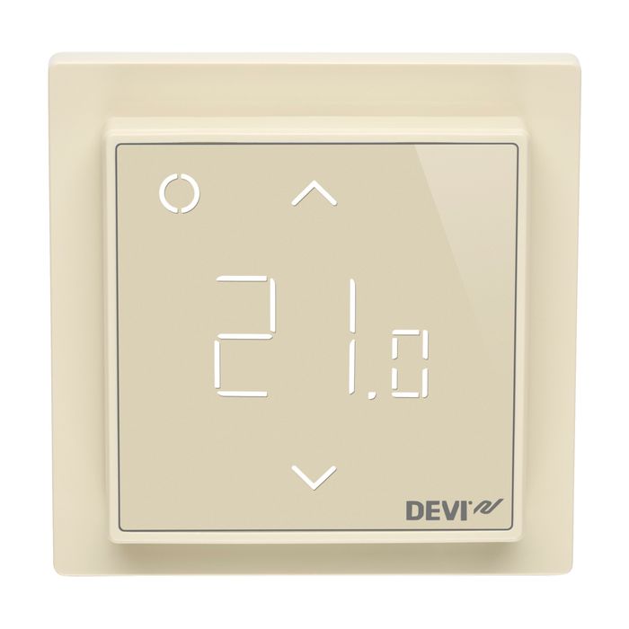 DEVIreg Smart ivory, Wi-Fi терморегулятор сенсорний, програмований, тижневий, слонова кістка