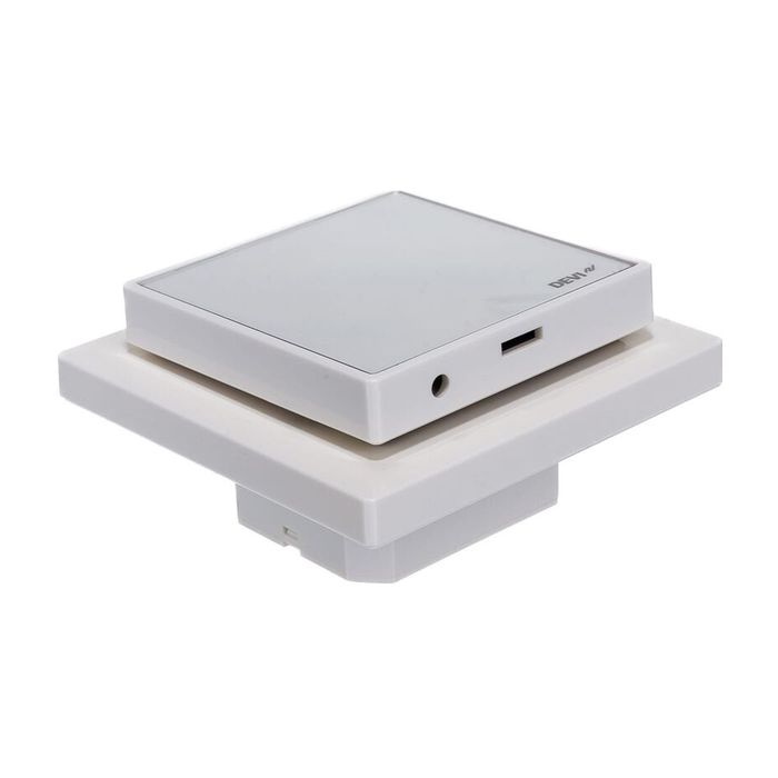 DEVIreg Smart Pure White, Wi-Fi терморегулятор сенсорний, програмований, тижневий, білий