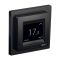 DEVIreg Touch Pure Black, терморегулятор сенсорний, програмований, тижневий, чорний