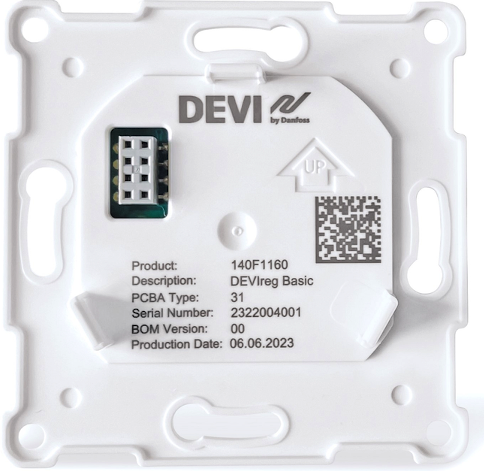 DEVIreg Basic Терморегулятор Bluetooth Білий 