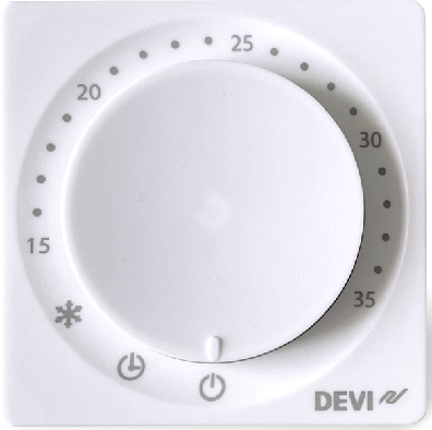 DEVIreg Room Терморегулятор Bluetooth Білий 