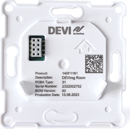 DEVIreg Room Терморегулятор Bluetooth Білий 