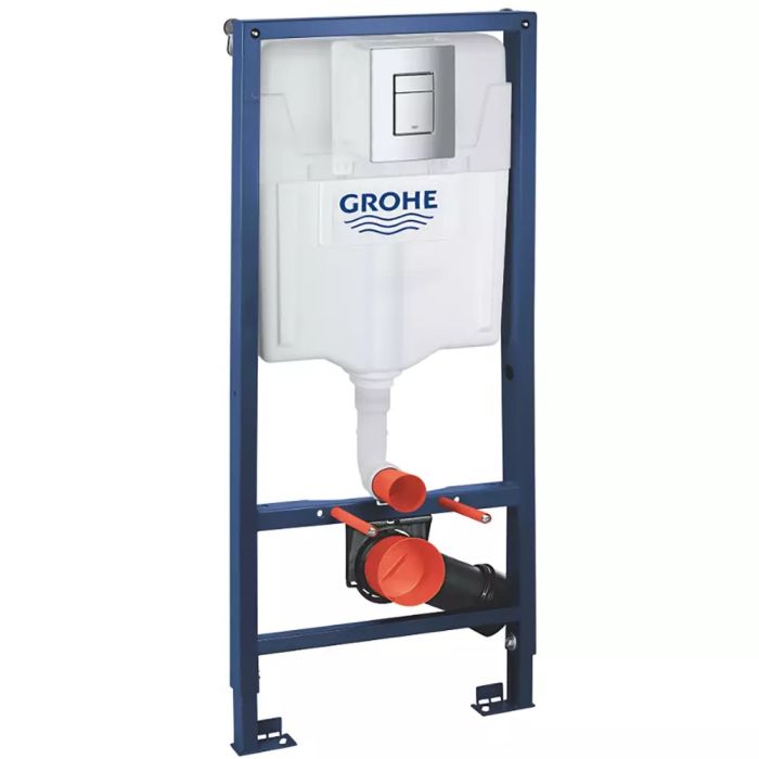 Инсталляция GROHE Rapid SL + кнопка Skate Cosmopolitan (38772001+38732000)