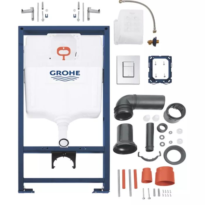 Инсталляция GROHE Rapid SL + кнопка Skate Cosmopolitan (38772001+38732000)