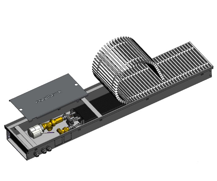 Конвектор внутрпол Cooltherm Hottherm 80x200 Естеств.конв
