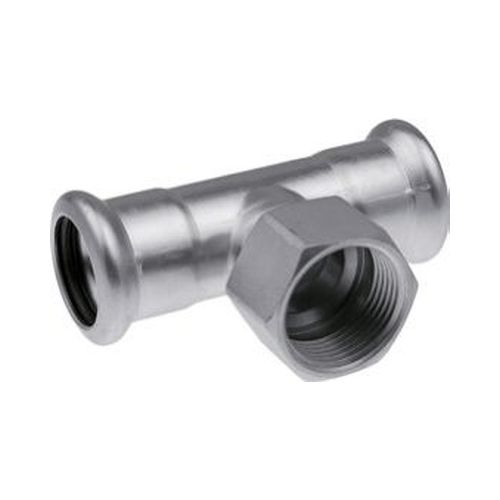 Inox трійник з внутрішньою різьбою press 54 x 1/2" x 54 KAN-therm Inox