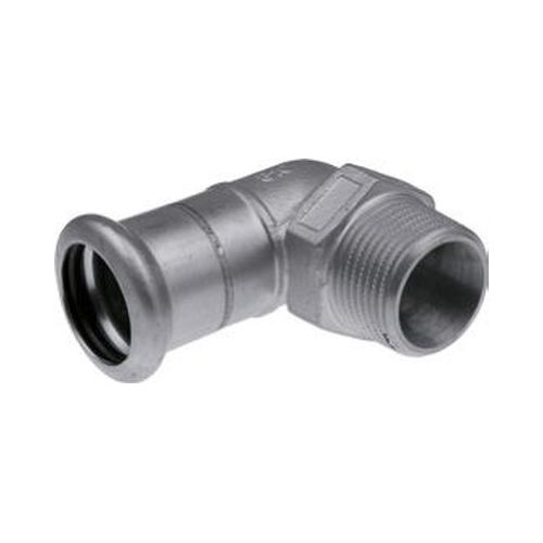 Inox відвід з зовнішнью різьбою press 54хR2 KAN-therm Inox