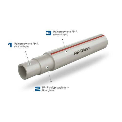 Труба stabi glass PN 16 d25 х 3,5 KAN-therm