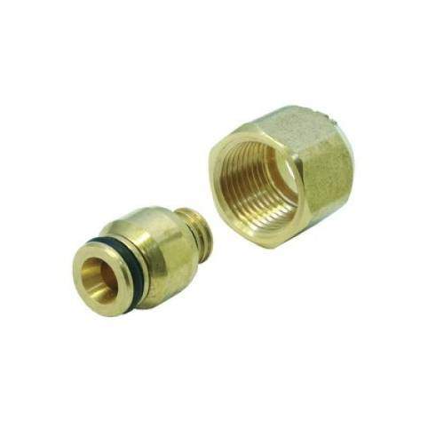 З'єднувач латунний для багатошарових труб 16 G1/2" KAN-therm