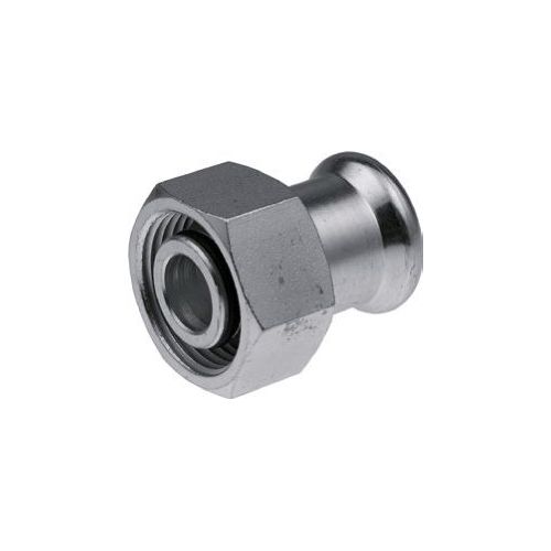 Steel соединитель с накидной гайкой press (для радиаторов VK) 15*G? KAN-therm Steel