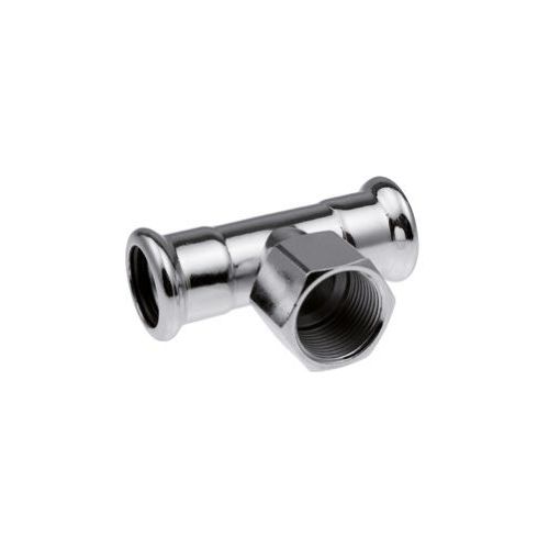 Трійник з внутрішнім різьбленням press 54 x 1/2" x 54 KAN-therm Steel
