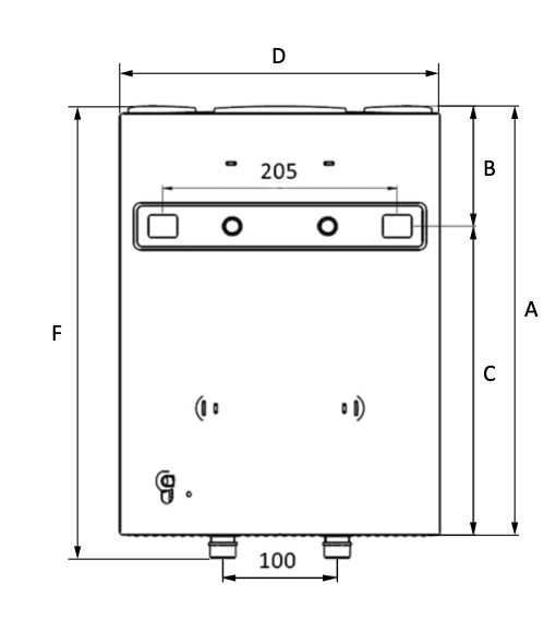 Бойлер Hi-therm LUMIA MINI 15 U 2кВт