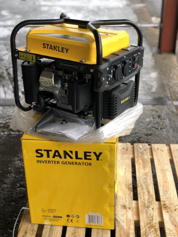 Генератор ИНВЕРТОРНЫЙ 2 кВт Stanley SIG 2000-1