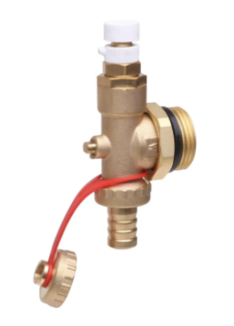 Торцевая секция Danfoss FHF-EM с ручным воздухоотводчиком (088U0786)