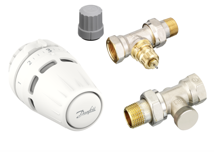 Danfoss Подключение радиатора прямое, комплект, Regus RA-FN+RLV-S (015G5302)