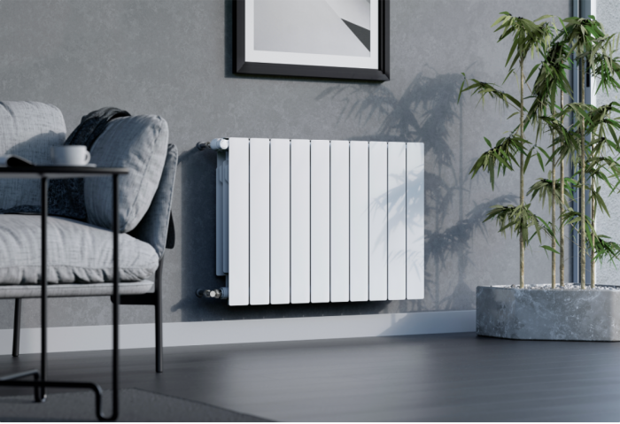 Радиатор WHITE дизайн KFA Armatura ADR 500/10 алюминий (763-100-44)