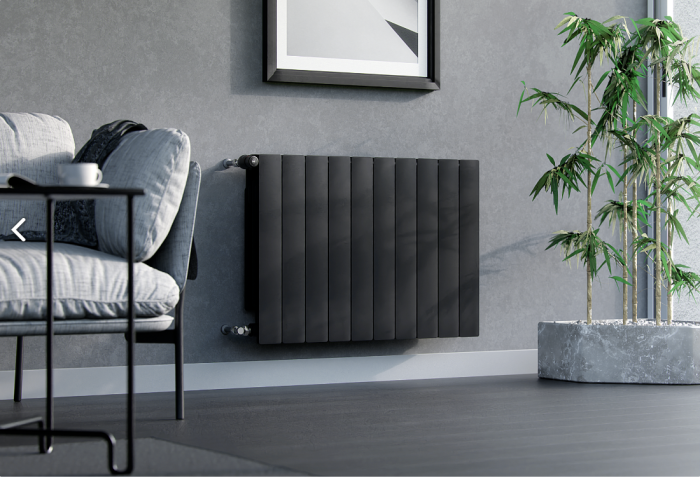 Радиатор BLACK дизайн KFA Armatura ADR 500/10 алюминий (763-100-81)