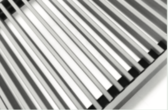 Решітка конвектора U-CON 230 Метал Premium Сатин