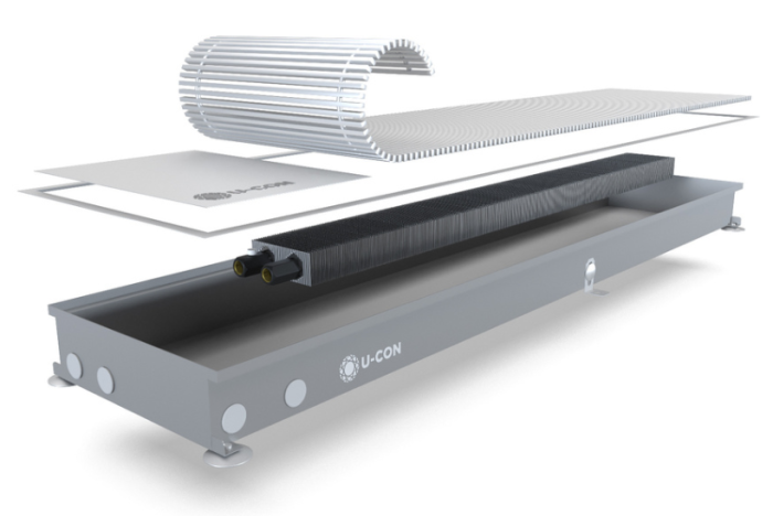 Конвектор внутрпол U-CON EK 78x230 Естеств. конвекция