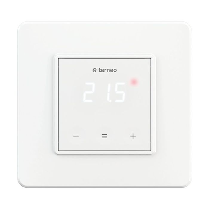 Terneo S белый, терморегулятор цифровой, сенсорный