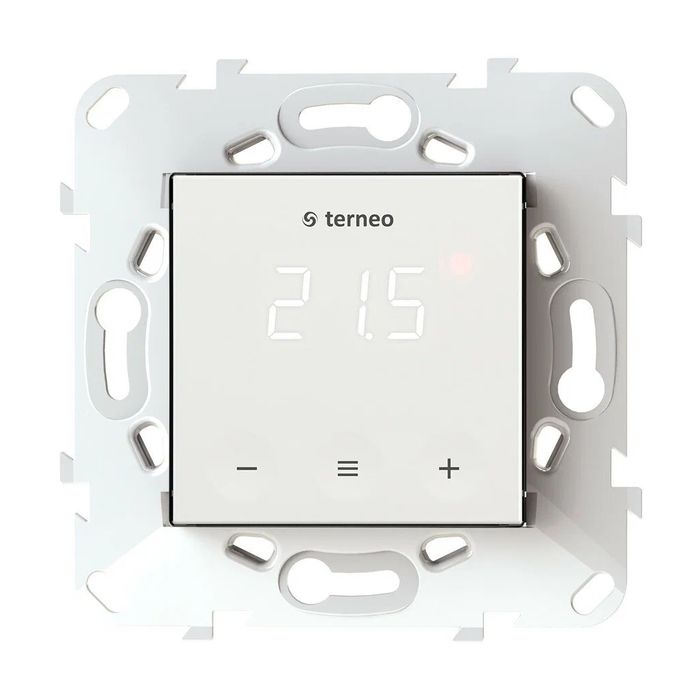 Terneo S белый, терморегулятор цифровой, сенсорный