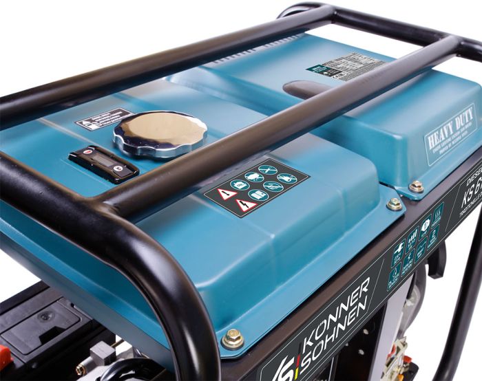 Дизельний генератор 5,5 кВт Konner & Sohnen KS 6100HDE (EURO V)