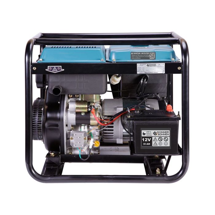 Дизельний генератор 5,5 кВт Konner & Sohnen KS 6102HDE (EURO II)