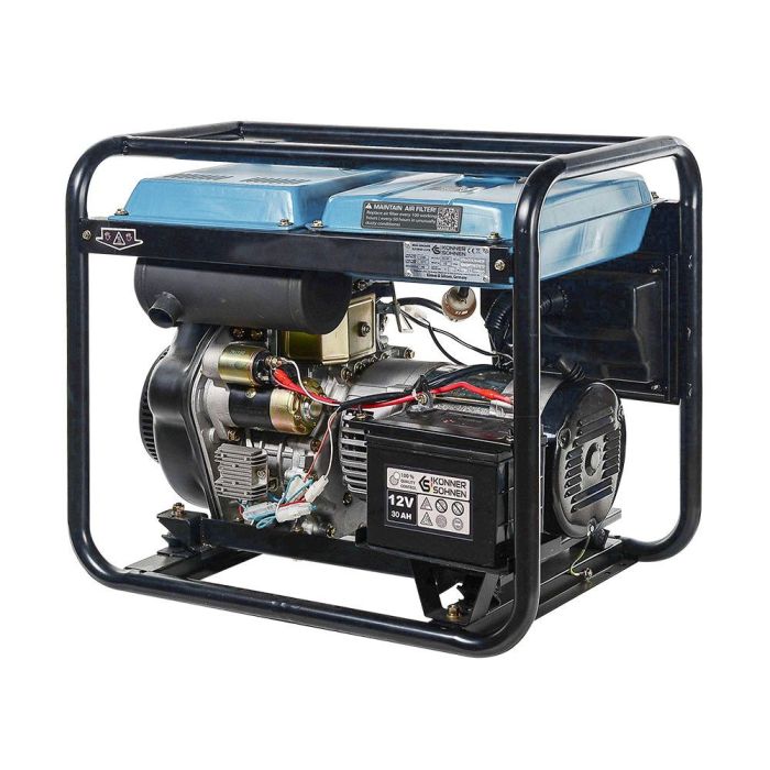 Дизельний генератор 5,5 кВт Konner & Sohnen KS 6102HDE (EURO II)