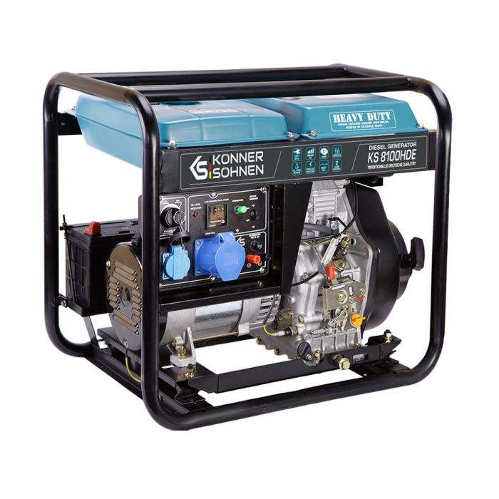 Дизельний генератор 6,5 кВт KS 8100HDE (EURO V)