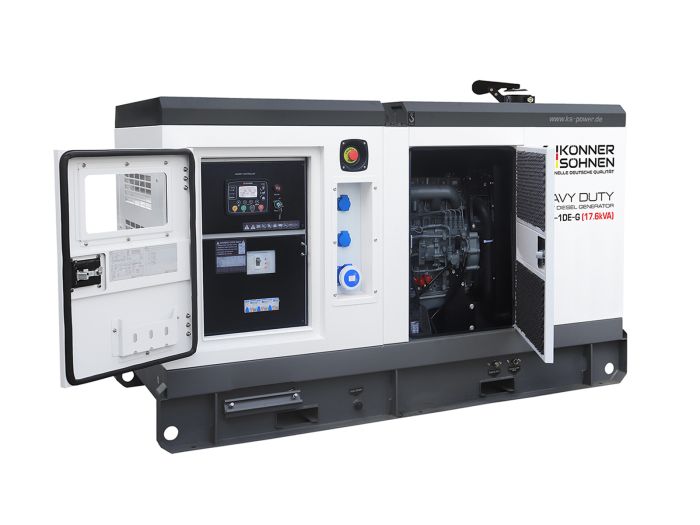 Дизельна однофазна електростанція 17,6 кВА Konner & Sohnen KS 18-1DE-G