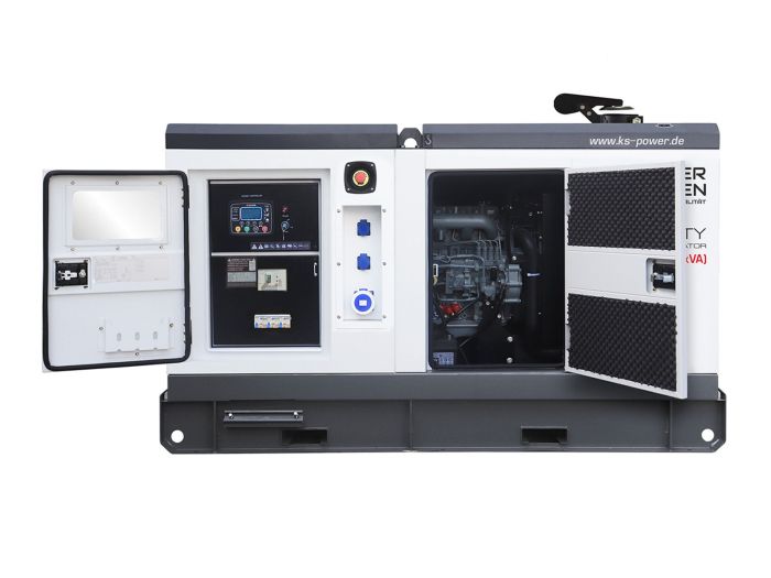 Дизельна однофазна електростанція 17,6 кВА Konner & Sohnen KS 18-1YE
