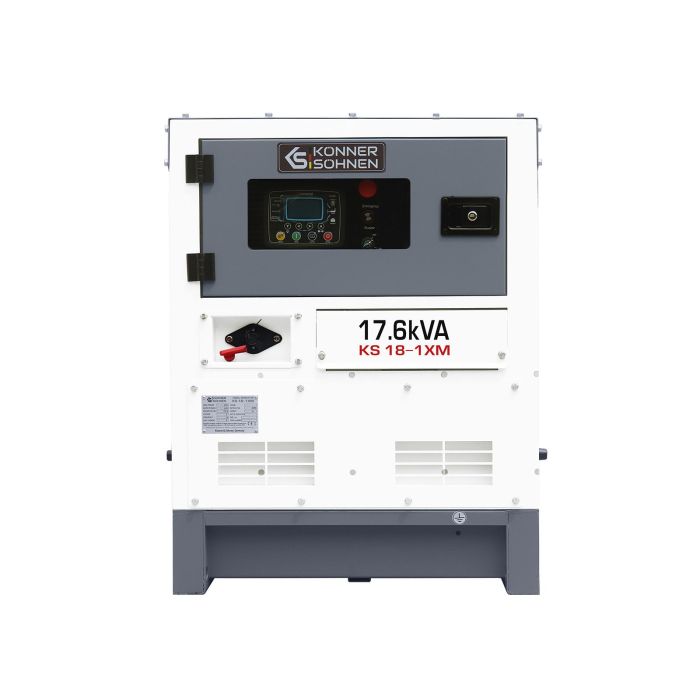 Дизельна однофазна електростанція 17.6 кВА Konner & Sohnen KS 18-1XM