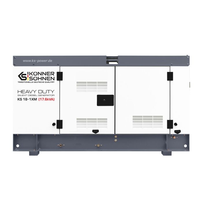 Дизельна однофазна електростанція 17.6 кВА Konner & Sohnen KS 18-1XM