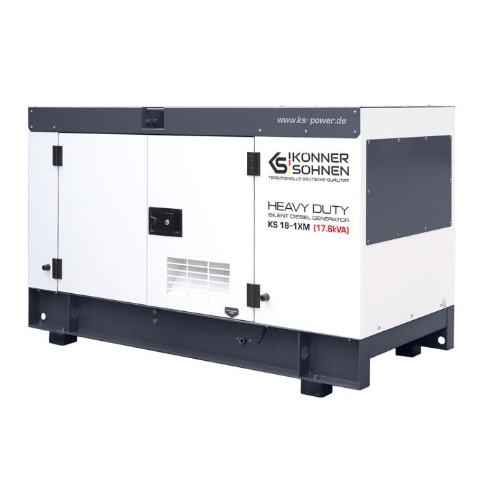 Дизельна однофазна електростанція 17.6 кВА Konner & Sohnen KS 18-1XM