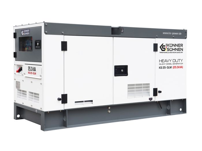 Дизельна трифазна електростанція 25,3 кВА Konner & Sohnen KS 25-3LM