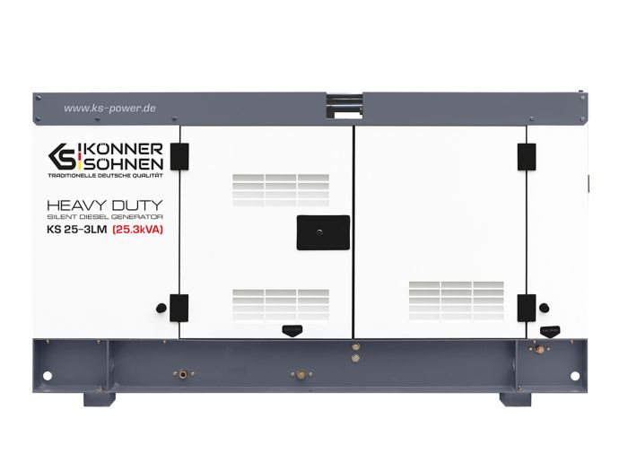 Дизельна трифазна електростанція 25,3 кВА Konner & Sohnen KS 25-3LM