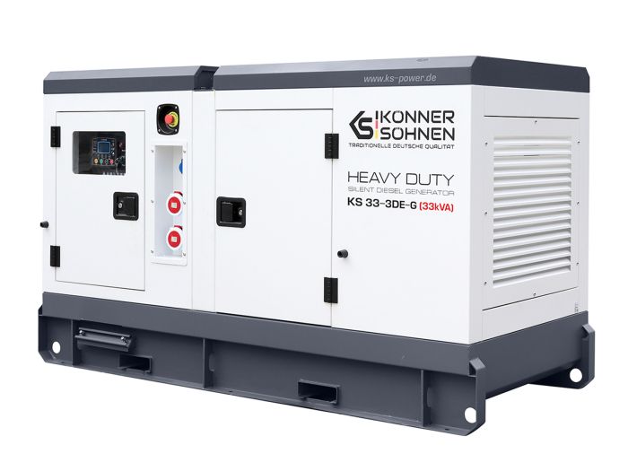 Дизельна трифазна електростанція 33 кВА Konner & Sohnen KS 33-3DE-G