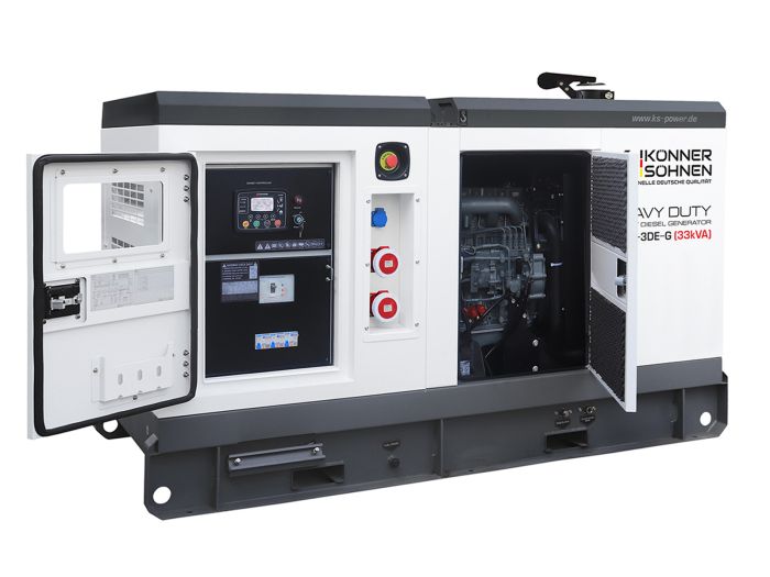 Дизельна трифазна електростанція 33 кВА Konner & Sohnen KS 33-3DE-G