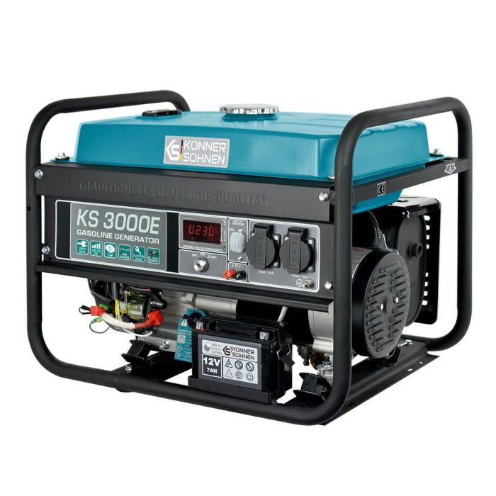 Бензиновий генератор 3 кВт Konner & Sohnen KS 3000E
